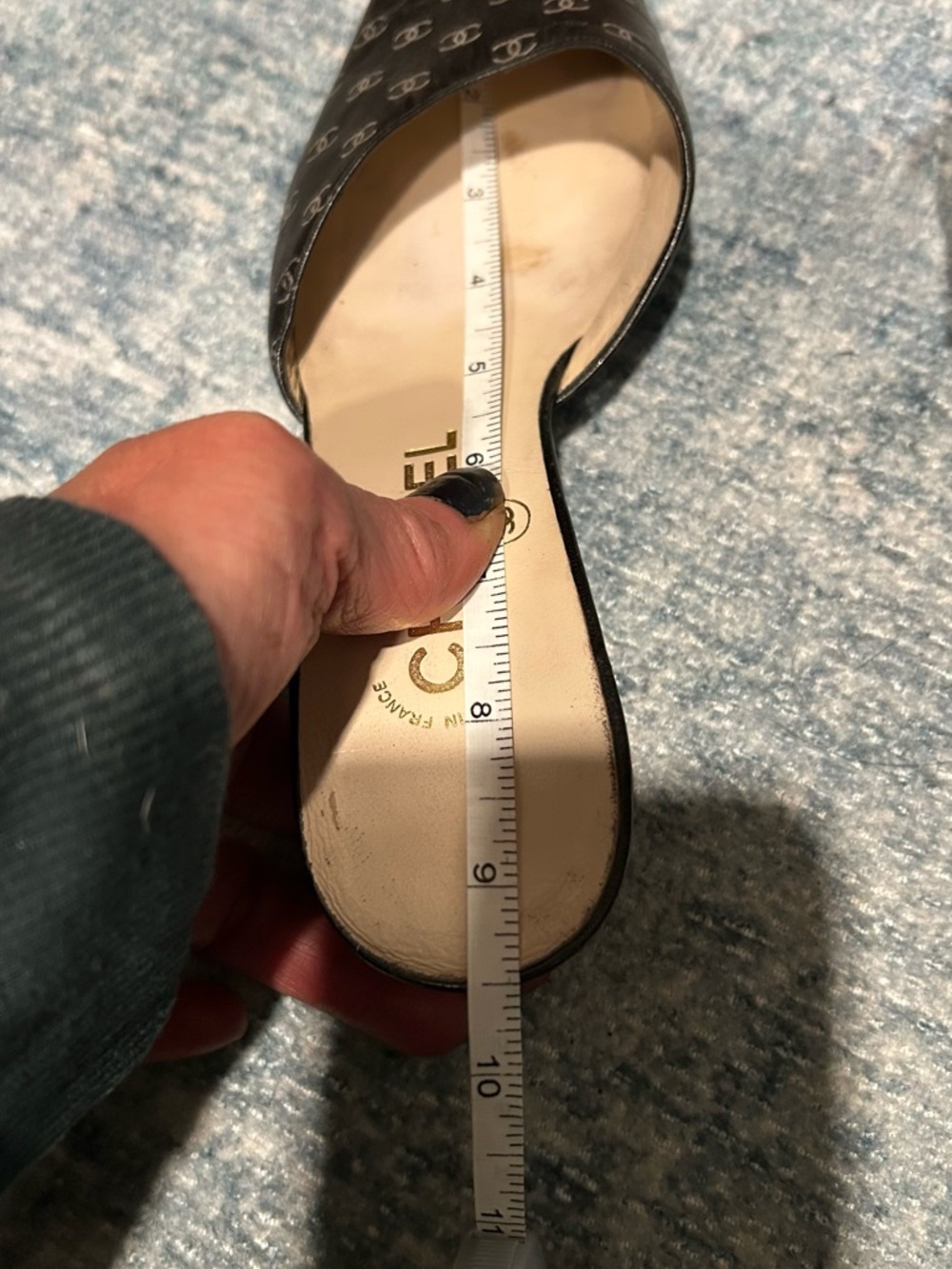 Chanel Black Logo Mules — Women's Slip-On Heels - Picture 9 of 9